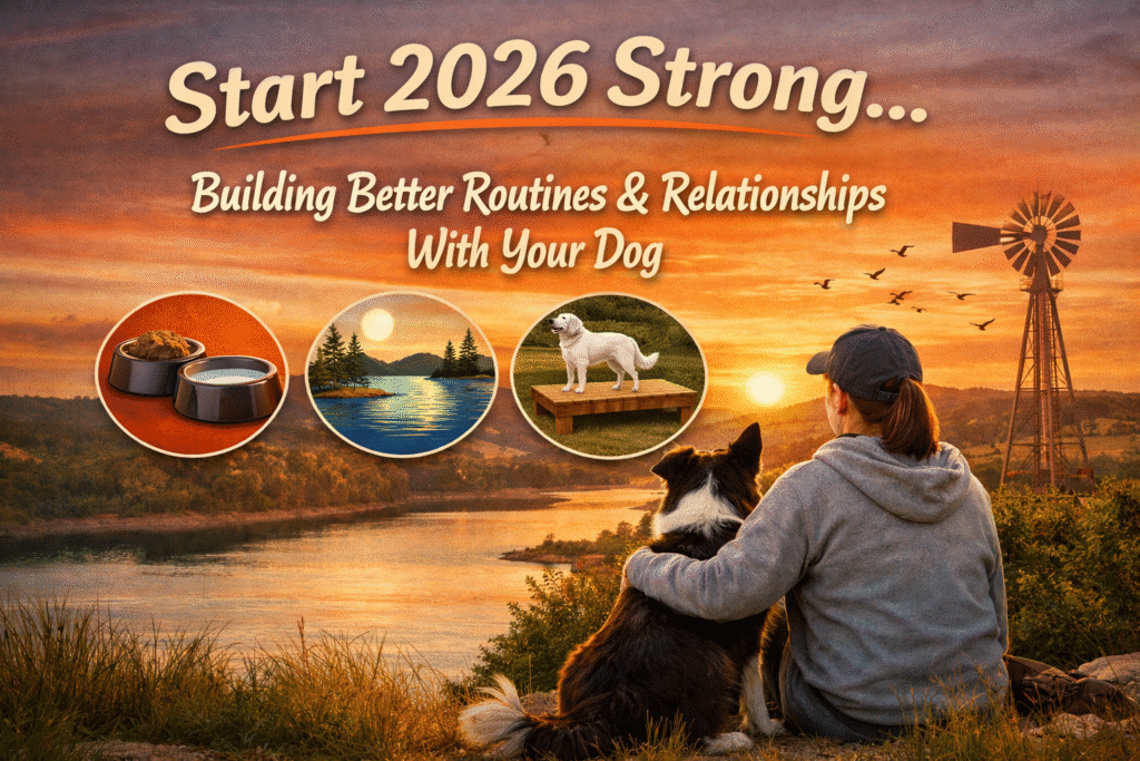 dog-and-owner-enjoying-an-oklahoma-sunset